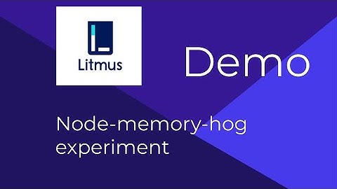 Node-memory-hog chaos experiment