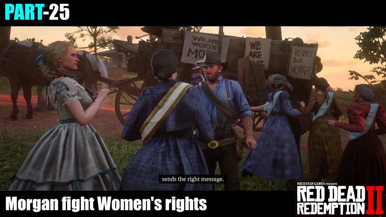 Arthur fight for Women's rights | Red Dead Redemption 2 | 1080P 60FPS ...