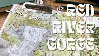 Sketching & Writing Retreat in the Red River Gorge! ✨ Working on My Novel ✨ Art & Writing VLOG