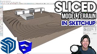 Creating SLICED TERRAIN in SketchUp Models!