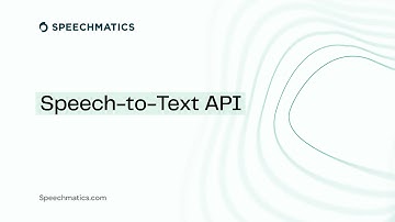 The Speechmatics SaaS Portal | Speech-to-Text API