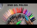 DND gel polish Swatches