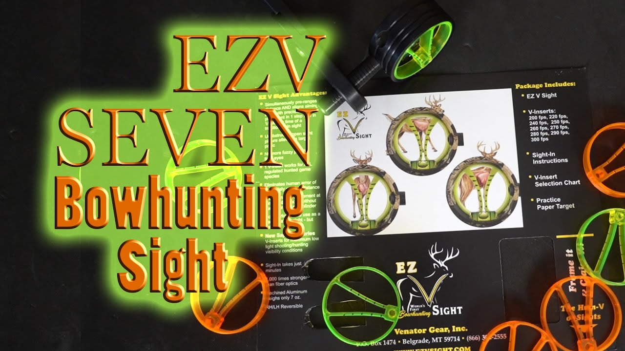 The EZV SEVEN Bowhunting Sight and SAPPHIRE Series Rangefinder Inserts