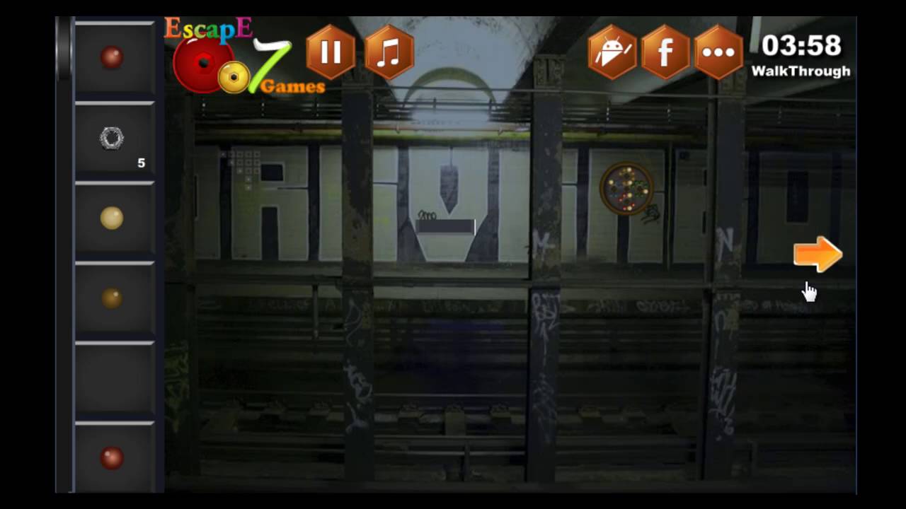Underground Subway Station Escape Escape 007 Games Walkthrough