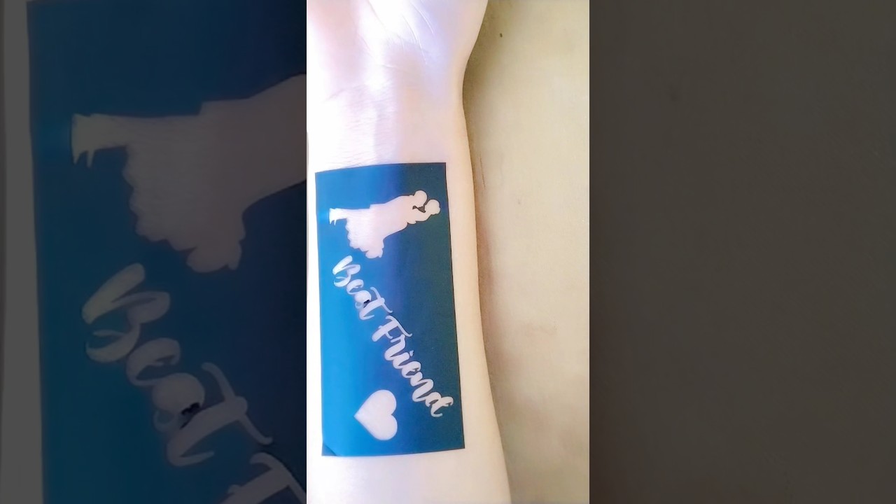 beautiful temporary tattoo design #shorts