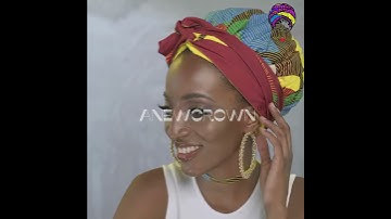 Afro Print Headwrap Tutorial - AC1839 | ANEWCROWN