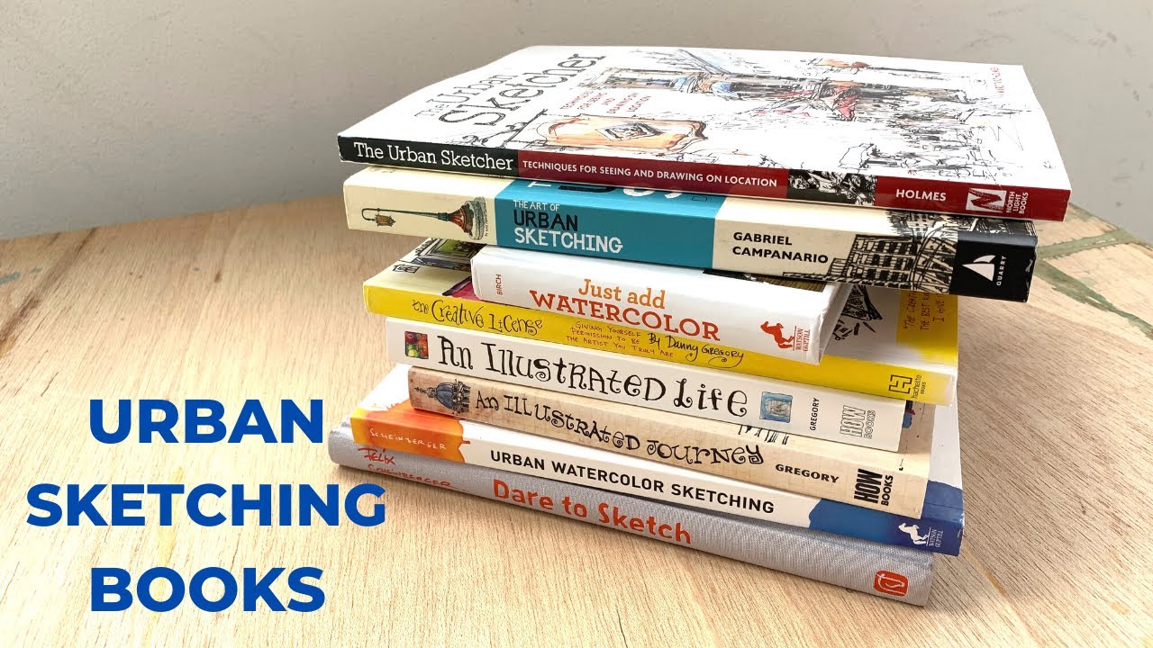 8 Books about Urban Sketching Unboxing YouTube