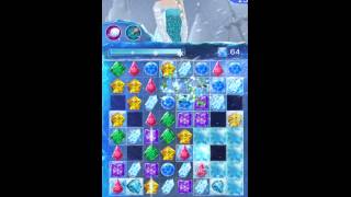 【Free Fall】アナと雪の女王アプリ：260面　Amazing攻略【FROZEN】 screenshot 4