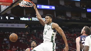 Giannis 41 Pts! Bucks Snap Rockets 7 Game Streak! 2021 NBA Season