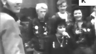 1970s Kings Road Punks argue with Teddy Boy
