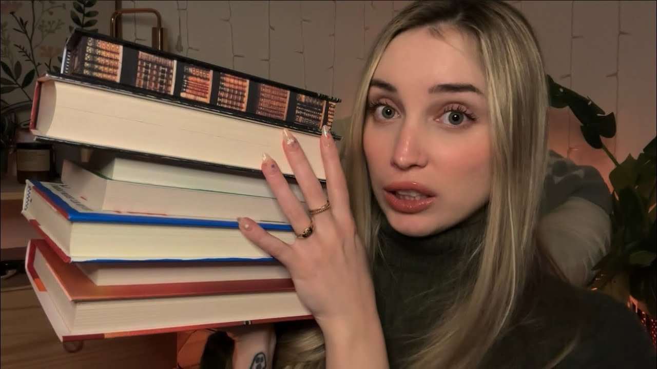 ASMR Balancing my Bookshelves for December 📚 (Lofi, book triggers)