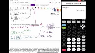 College Algebra: 4.5 Exponential Growth and Decay; Modeling Data