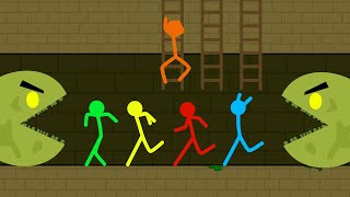 STICKMAN AND PACMAN - FUNNY ANIMATION