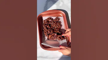 منى بتحب الشوكليت كتير جربت اضيف عليها بلو بيري وبندق شوفو رأيها اخر الفيديو Recipe Chocolate 