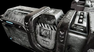 Cinematic of Game assets sci-fi crates
