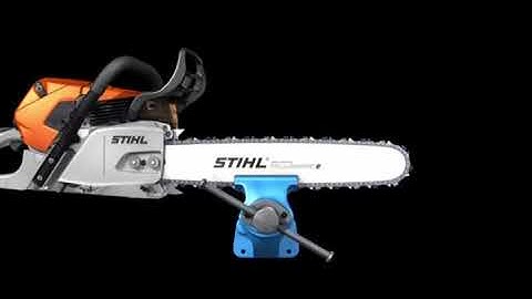 Cách dũa xích và hạ nướu xích máy cưa bằng dụng cụ STIHL FG4