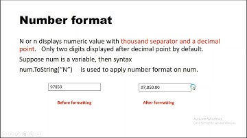 Formatting Output | ToString() | Display output in specified format | Visual Basic | Chap# 4 part 12