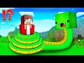 Did Mikey Become SNAKE and EAT JJ in Minecraft Challenge   Maizen