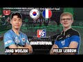 Jang woojin vs felix lebrun quarterfinal wtt saudi smash 2024