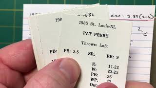 Create your own VINTAGE Statis Pro Baseball cards, part two: Pitchers (using AH directions)