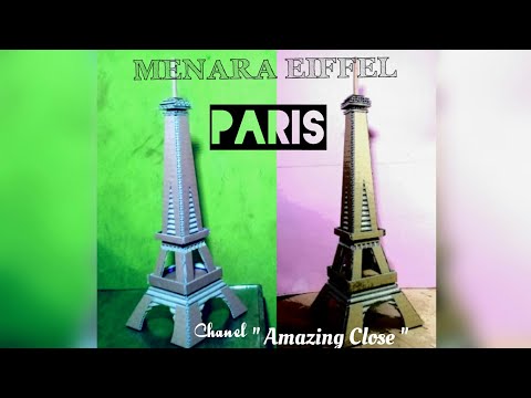 kerajinan-tangan-|-miniatur-menara-eiffel-|-paris-|-dari-kardus