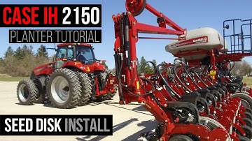 Case IH 2150 Planter | Seed Disk Installation | Red Power Team