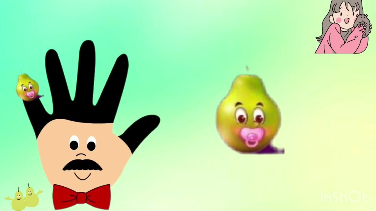 Finger Family Collection l Pear 🍐 Finger Family l Tiny Rhymes Tv - YouTube