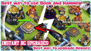 How to use Book Of Heroes | How to use Hammer Of Heroes | Perfect Guide | Clash Of Clans | Tamil