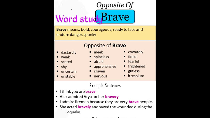#Brave# words study #thinking
