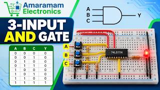 3-Input AND Gate Using 74LS11N IC | Truth Table Verification | Digital Electronics Practical