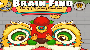 Brain Find New year! Gameplay walkthrough solutions level 1-10