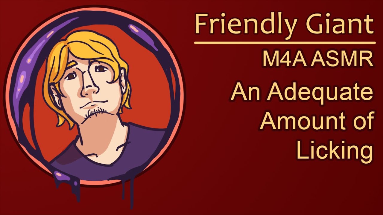 [ASMR] [M4A] Getting Licked by a Friendly Giant