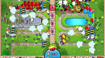 BTD Battles  :: Weird Late Game  :: Speed Bananza Fire
