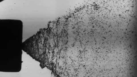 High-Speed Camera HPV-X - Water Spray - (Recording Speed 5Mfps)