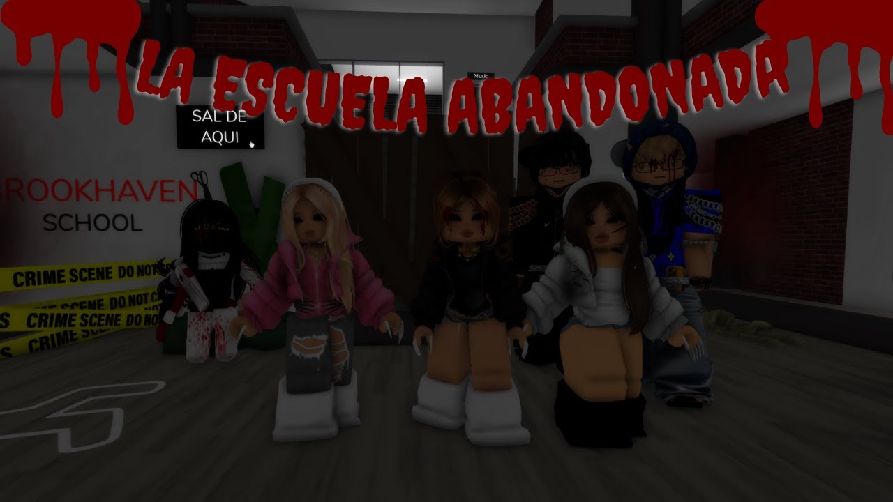 LA ESCUELA ABANDONADA😨😱HISTORIA DE ROBLOX BROOKHAVEN