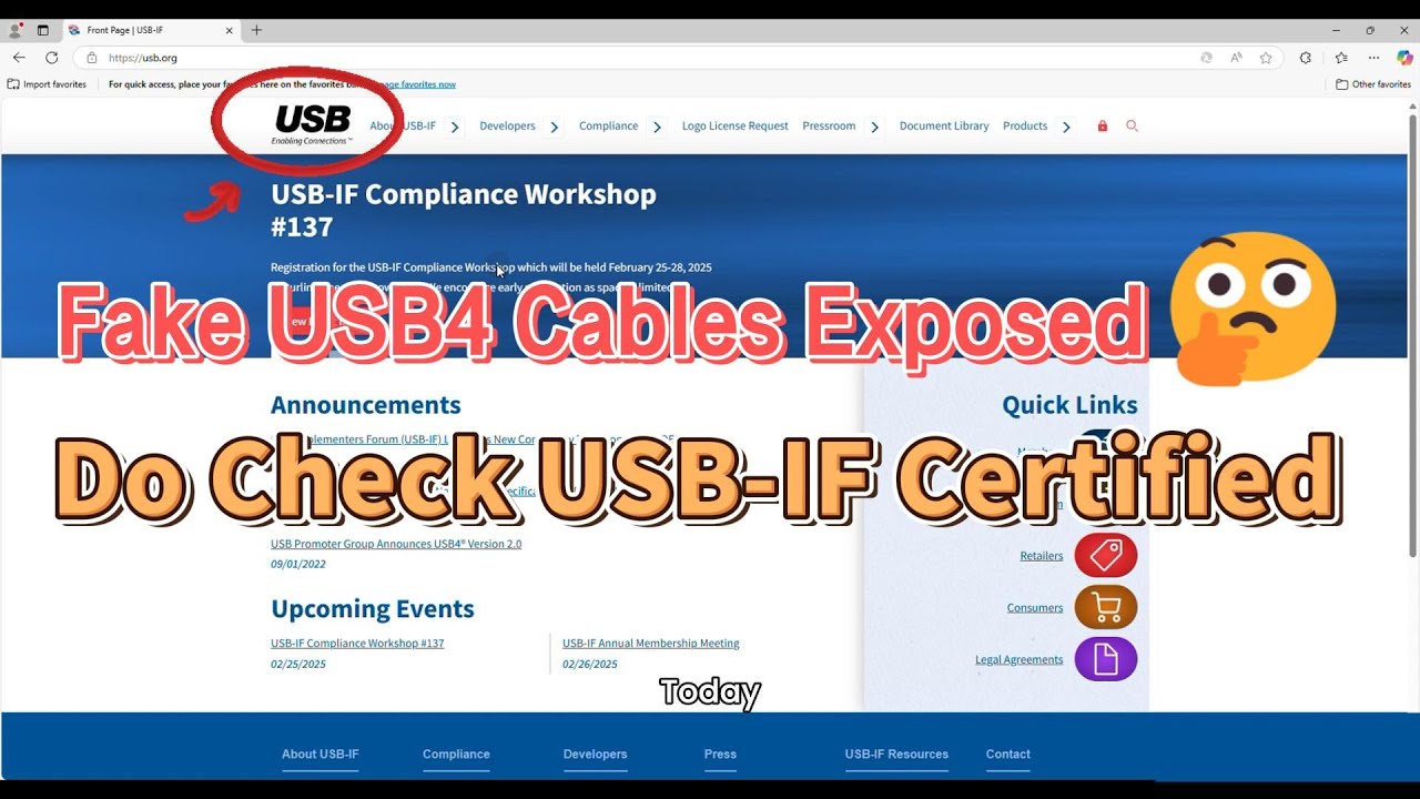 The USB4 Cable Lie: How to Physically Verify Certification Marks Like a ...