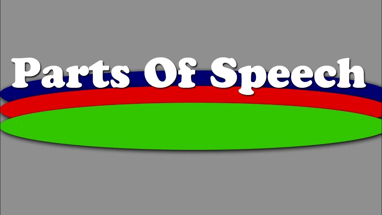 Parts of Speech Rap YouTube