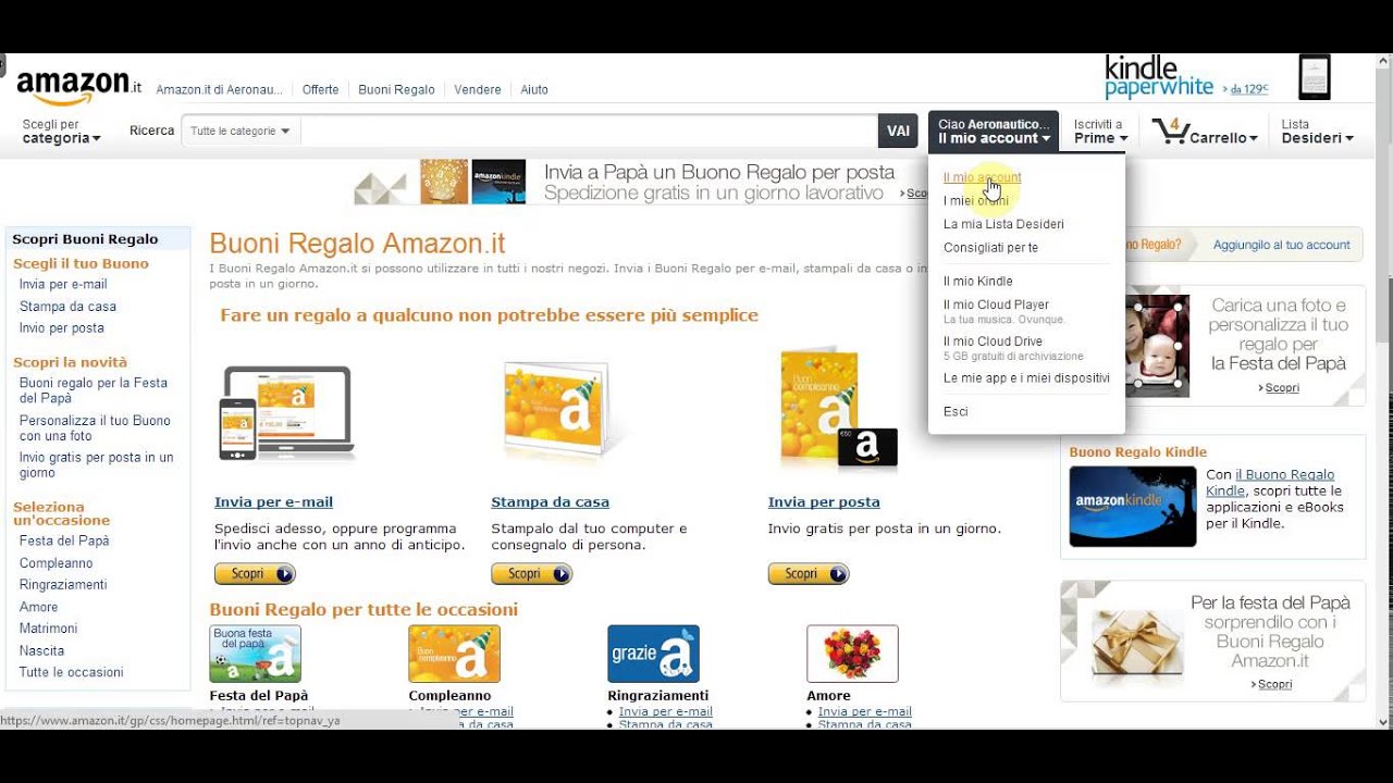 излъчвам бебе погоре Guida Come aggiungere buoni regalo Amazon - YouTube