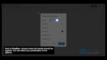 How to apply borders and shading to paragraphs