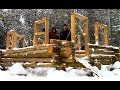 Log Cabin on a Budget- Ep 10- Walls, Windows & Door-frames Log Cabin on a Budget- Ep 10- Walls, Windows & Door-frames