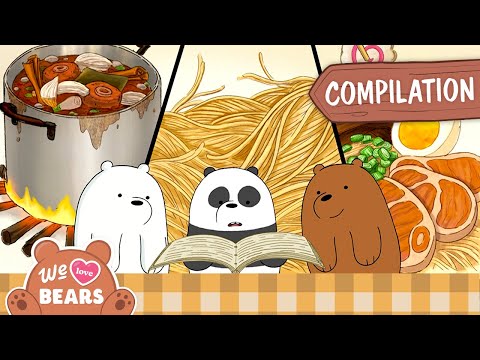 Bears Go Full Mukbang Mode We Bare Bears Compilation Cartoon Network Cartoons For Kids