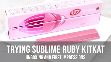 Tasting Ruby KitKat - World