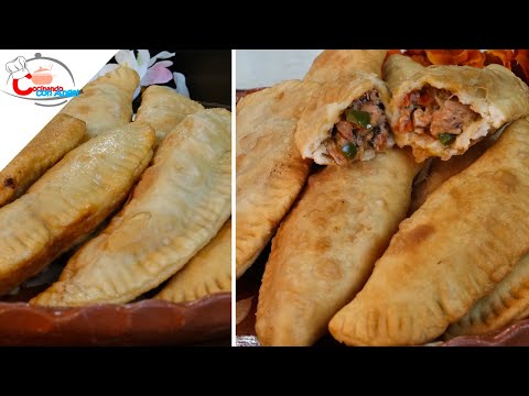 Como Hacer Empanadas De Atún FÁCILES SIN HORNO | Cocinando con Angel