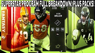 SUPERSTAR PROGRAM FULL BREAKDOWN! PLUS PACK OPENING! MADDEN 22!
