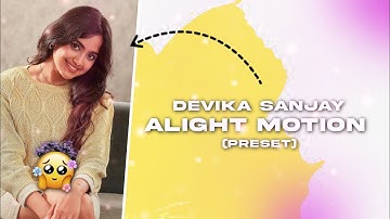 Devika Sanjay 🐝 Alightmotion XML | Honey Bee edit | Link in Description | Overlays & Scene Packs