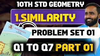 10th Geometry|1.Similarity|PROBLEM SET 1|PART 1 |Pradeep Giri Sir