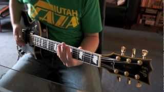ESP - Eclipse - Distressed Black - Post Rock Guitar Demo - AXE FX2