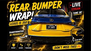 Trying to double stream Lexus rear bumper wrap