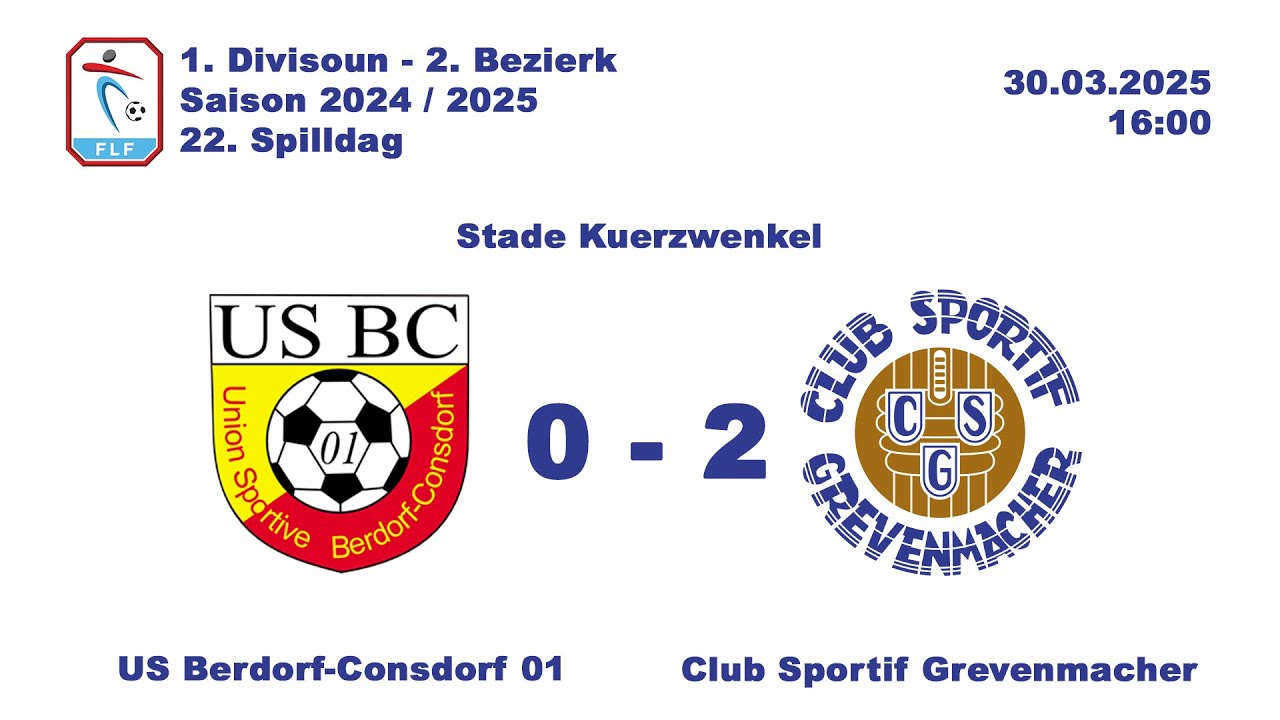 22. Spilldag / US Berdorf-Consdorf 01 - CSG