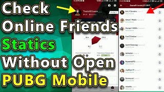 How To Check Online Friends of PUBG Mobile Without Open PUBG Mobile | In Hindi screenshot 2